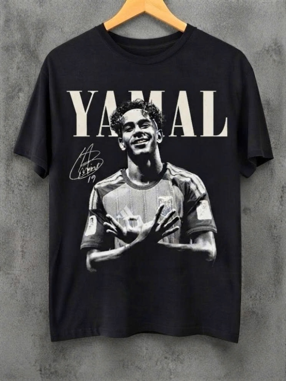 Lamine Yamal Spain Signature Vintage Shirt